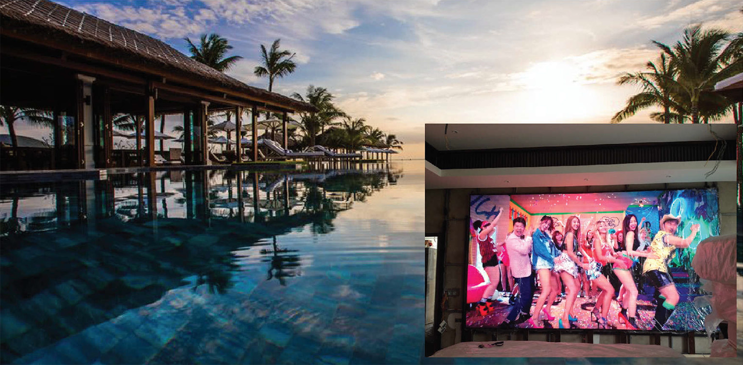 Công trình: Thi công màn hình led The Anam Resort
