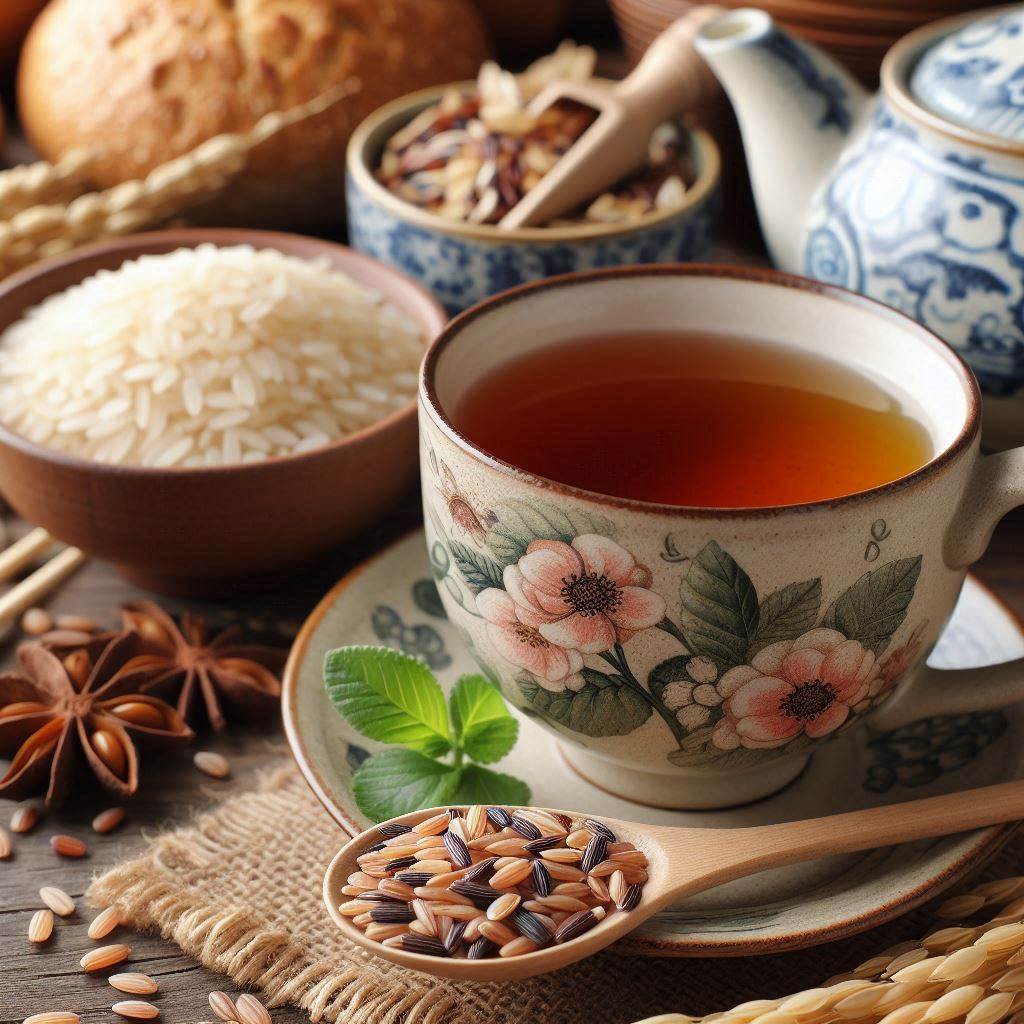 61_85506284364C Cách nấu trà gạo lứt thơm ngon, bổ dưỡng và giải nhiệt tốt nhất