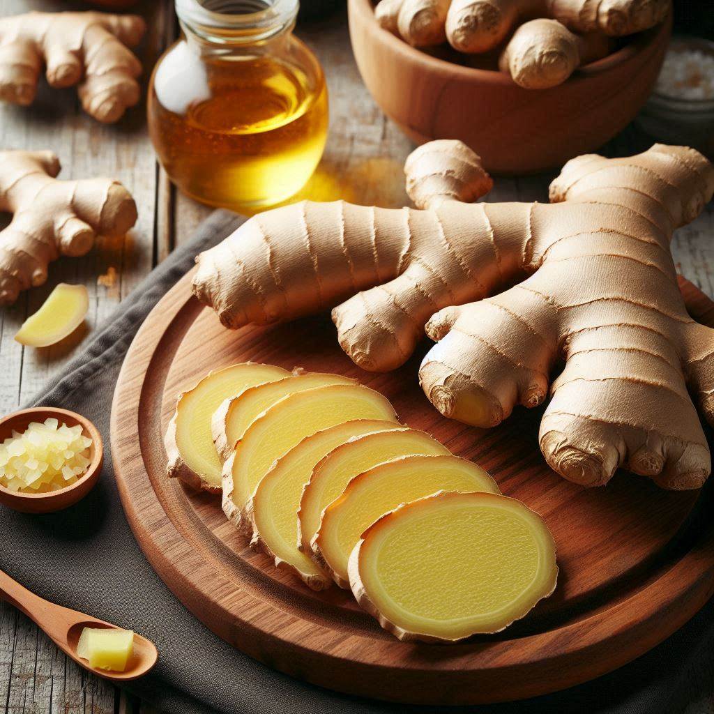 Gừng, đường phèn và giấm
