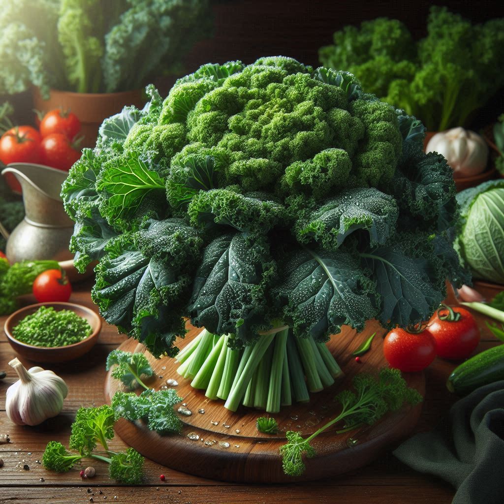 Chọn cải kale hữu cơ