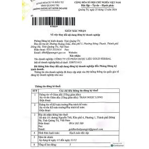 1. Giấy phép kinh doanh