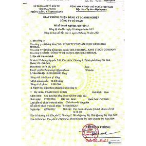 1. Giấy phép kinh doanh