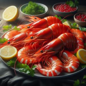 Tôm đỏ Argentina chứa bao nhiêu calo?