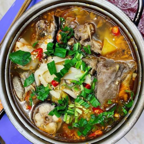 Cá Bóp Lẩu Chua