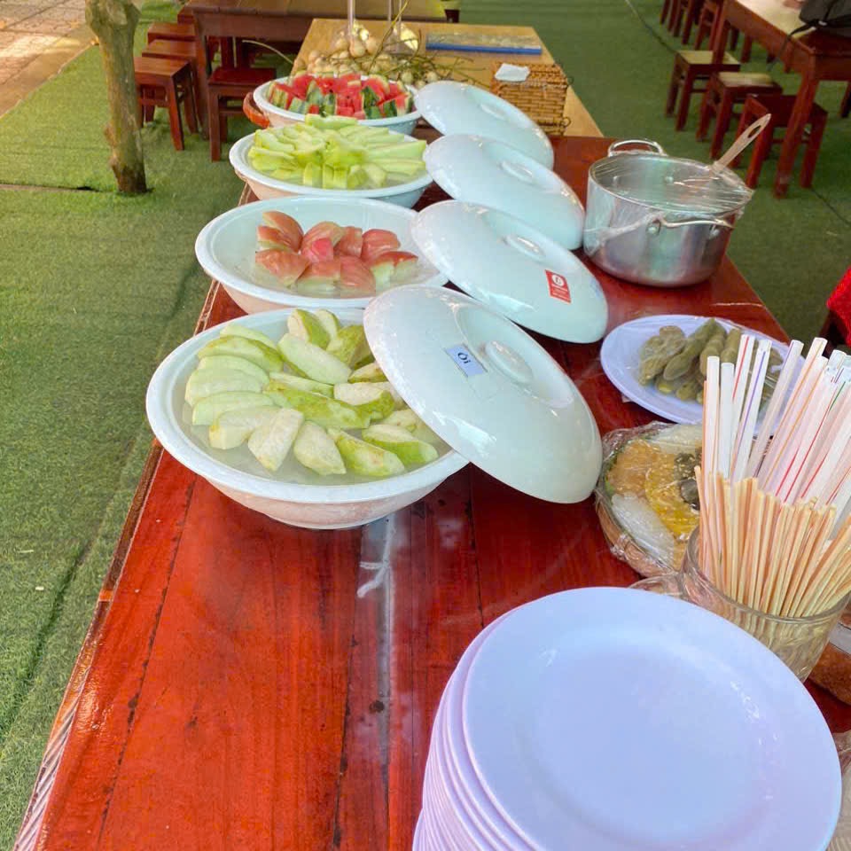 Menu buffet
