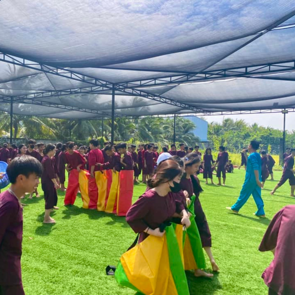 150 Học Sinh THPT Ngô Sĩ Liên Tham Gia Team Building Tại Khu Du Lịch Phú Điền