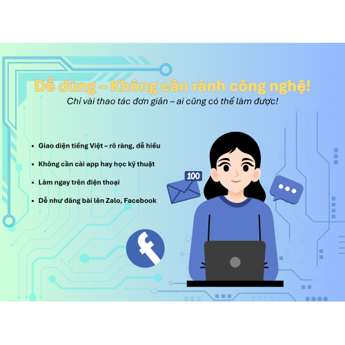 4. Dễ sử dụng, dù không quen công nghệ