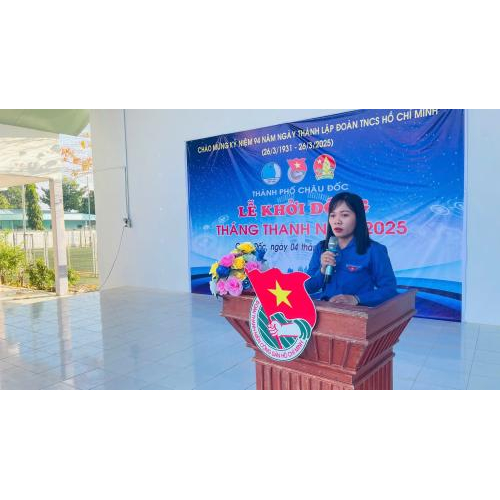 Châu Đốc: Lễ Khởi Động Tháng Thanh Niên Năm 2025