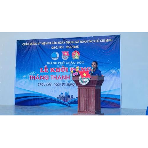 Châu Đốc: Lễ Khởi Động Tháng Thanh Niên Năm 2025