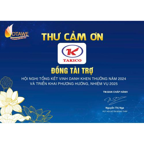 Tri ân Quý Nhà Tài Trợ – Đồng Hành Cùng Sự Phát Triển Của Hội Nữ Doanh Nhân Đồng Tháp