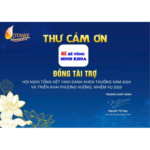 Tri ân Quý Nhà Tài Trợ – Đồng Hành Cùng Sự Phát Triển Của Hội Nữ Doanh Nhân Đồng Tháp