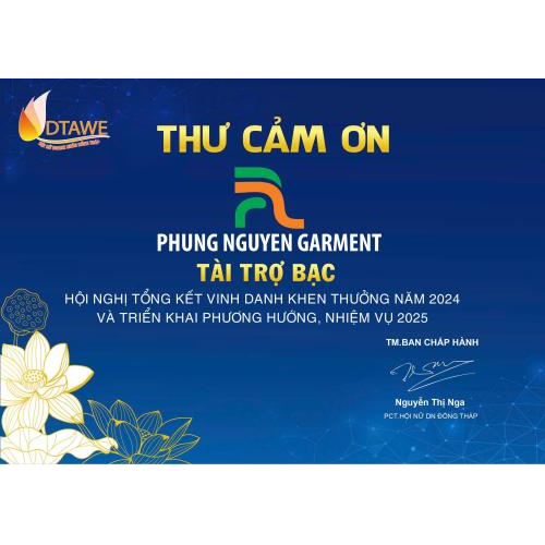 Tri ân Quý Nhà Tài Trợ – Đồng Hành Cùng Sự Phát Triển Của Hội Nữ Doanh Nhân Đồng Tháp