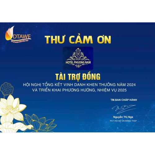 Tri ân Quý Nhà Tài Trợ – Đồng Hành Cùng Sự Phát Triển Của Hội Nữ Doanh Nhân Đồng Tháp