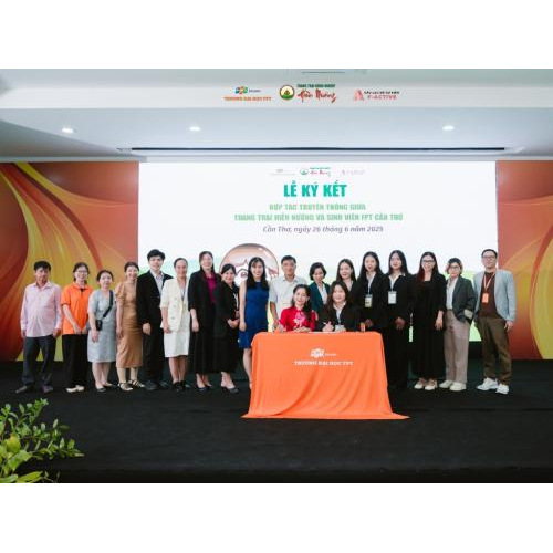 Lễ Ký Kết Hợp Tác Truyền Thông Giữa Hiền Nương Farm Và Sinh Viên FPT Cần Thơ