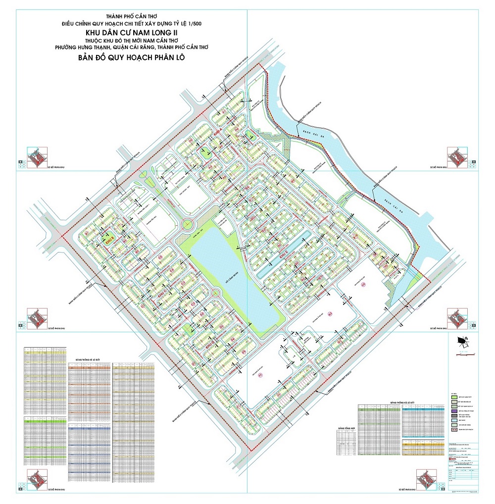 Quy mô dự án Nam Long II Central Lake Cần Thơ