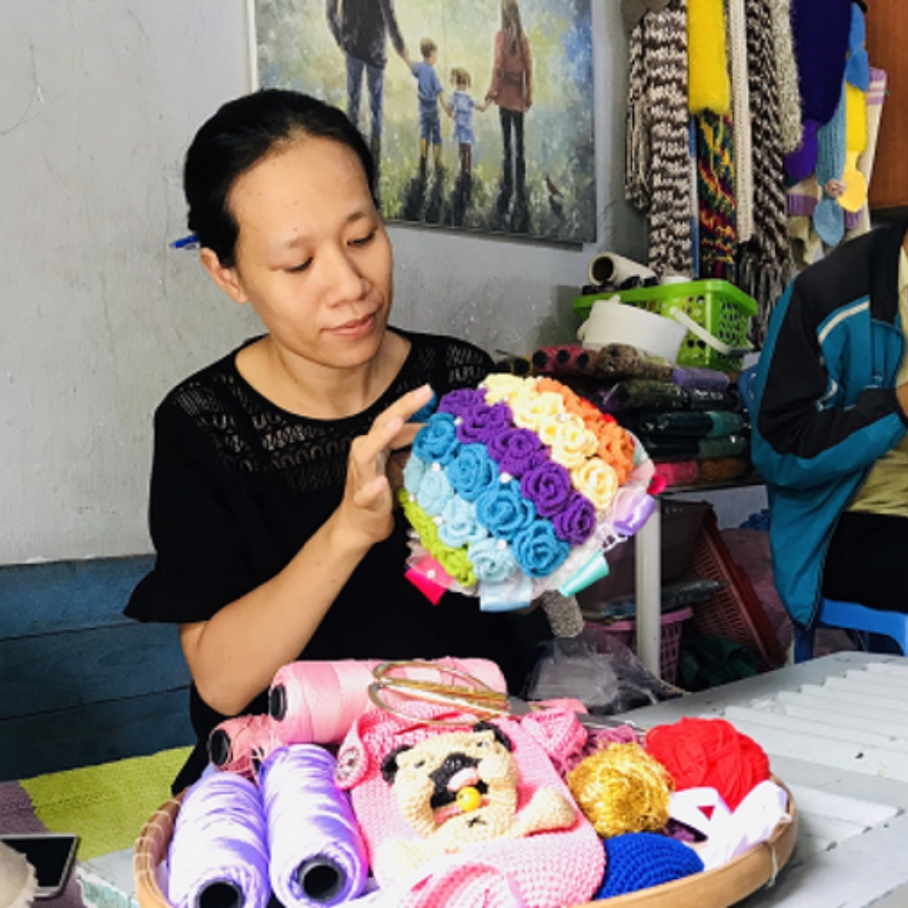 Cần Thơ: 9X Khởi Nghiệp Từ Len Sợi Với Số Vốn 1 Triệu Đồng
