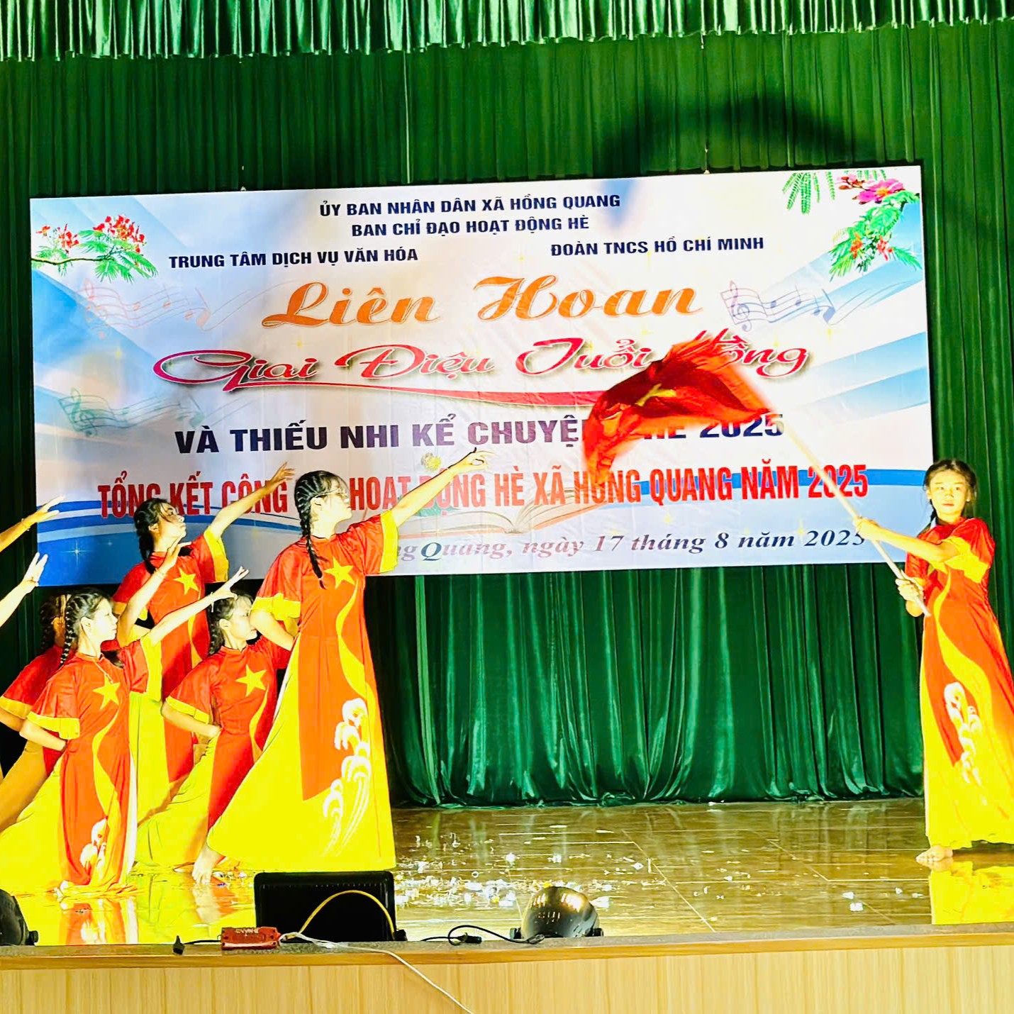 Xã Hồng Quang: Liên Hoan Giai Điệu Tuổi Hồng, Thiếu Nhi Kể Chuyện Hè Và Tổng Kết Công Tác Hoạt Động Hè Xã Năm 2025