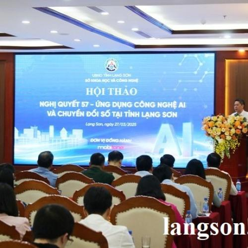 Đồng Chí Đoàn Thanh Sơn, Phó Chủ Tịch UBND Tỉnh Dự Hội Thảo Nghị Quyết 57 - Ứng Dụng Trí Tuệ Nhân Tạo AI Và Chuyển Đổi Số