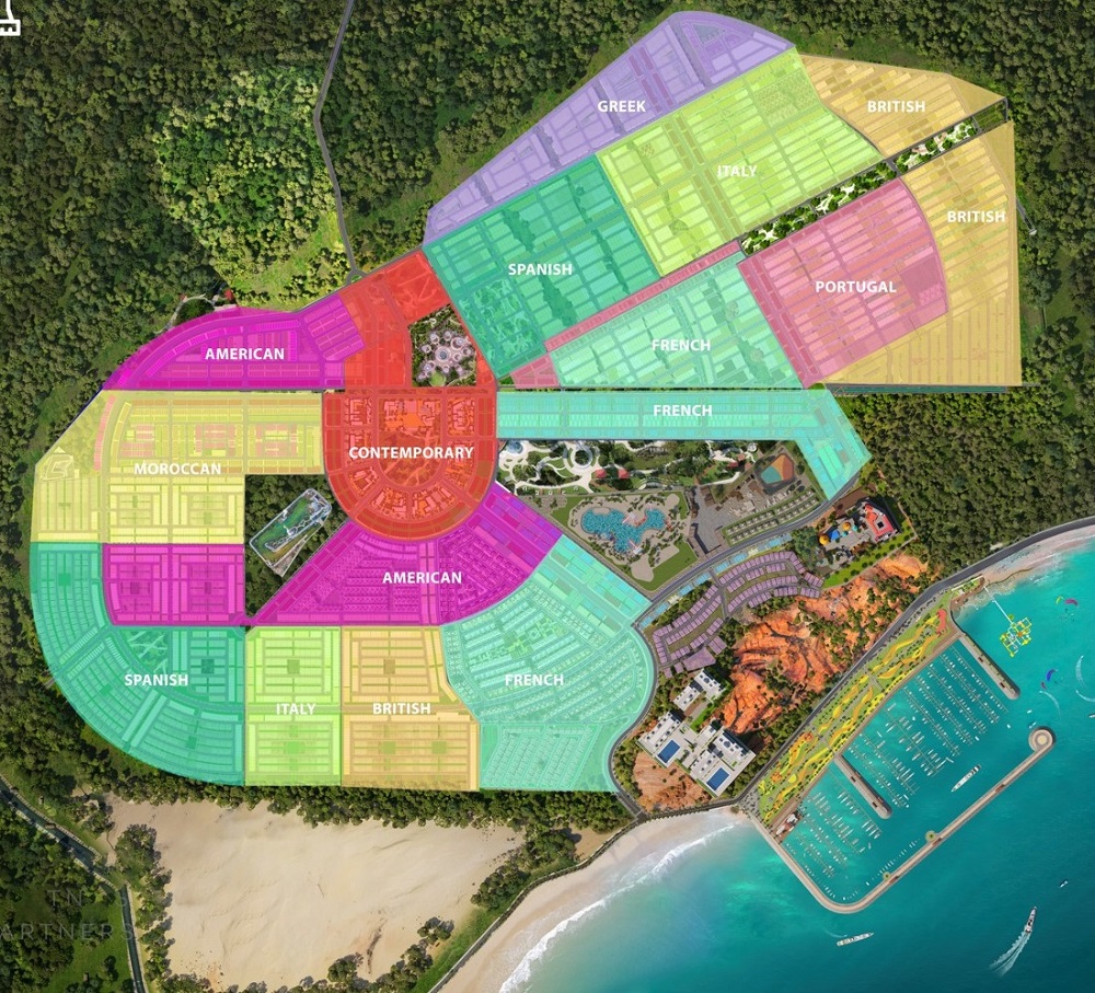 Quy mô dự án Marina City Mũi Né Phan Thiết