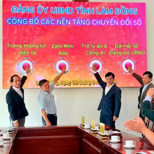 Đảng Ủy UBND Tỉnh Lâm Đồng Ra Mắt Hệ Sinh Thái Chuyển Đổi Số