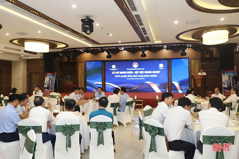 Hà Tĩnh đồng hành cùng doanh nghiệp qua diễn đàn Cà phê doanh nhân