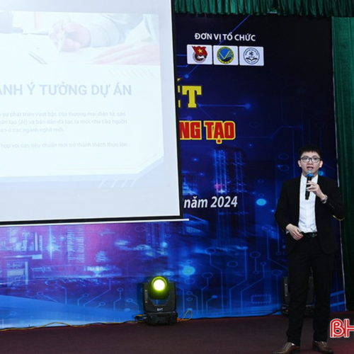 10 dự án xuất sắc vào chung kết cuộc thi khởi nghiệp ĐMST Hà Tĩnh 2024