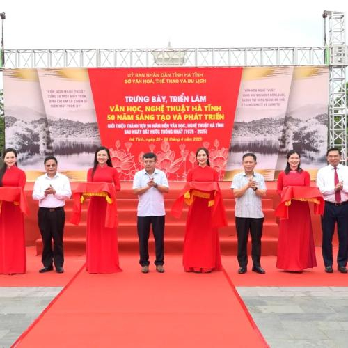 Trưng Bày, Triển Lãm Văn Học, Nghệ Thuật Hà Tĩnh 50 Năm Sáng Tạo Và Phát Triển