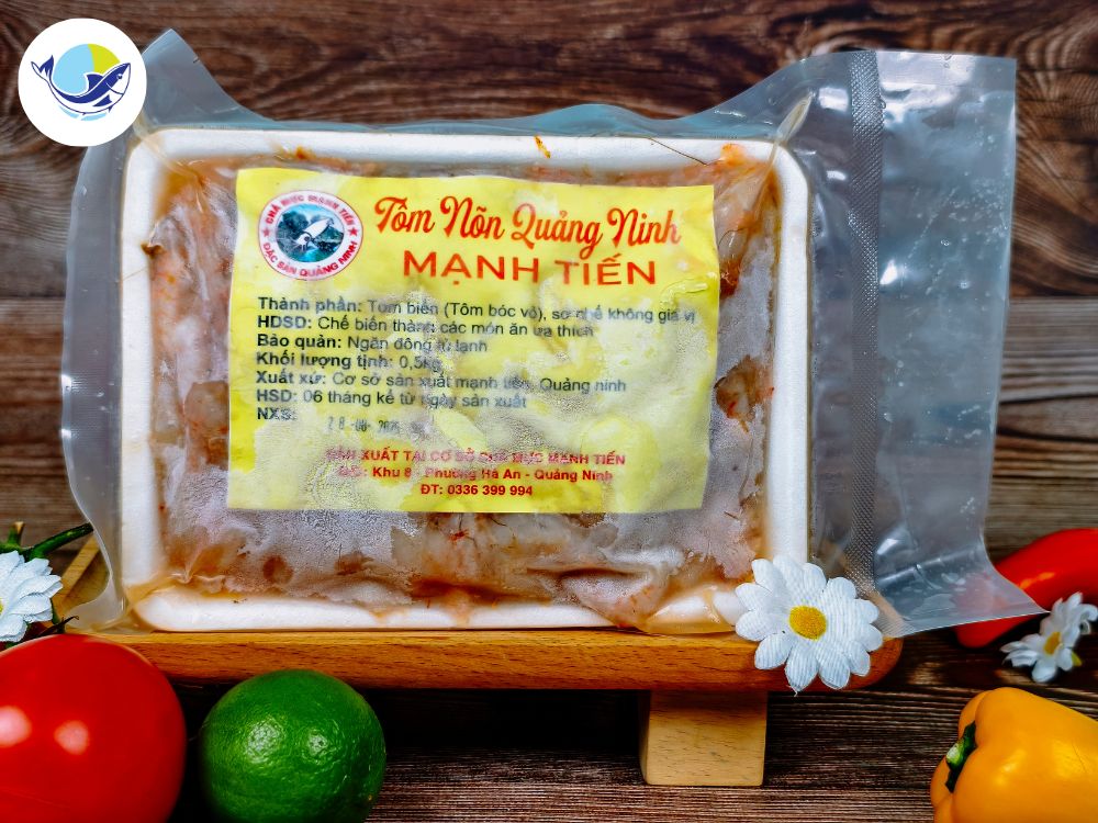 1. Vì sao nên chọn tôm nõn Quảng Ninh hút chân không 500 gr