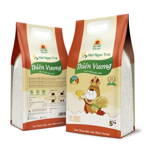 Gạo Hạt Ngọc Trời Thiên Vương 5Kg - Gạo Thơm Đặc Sản