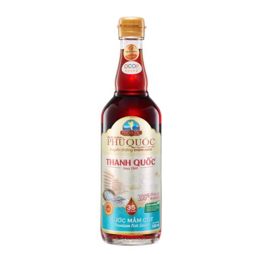 Nước Mắm Chỉ Dẫn Địa Lý Phú Quốc - Thanh Quốc 35N, 500ml x 6 chai