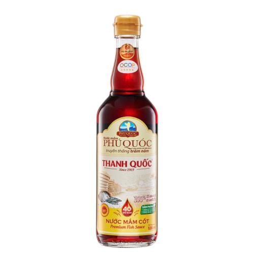 Nước Mắm Chỉ Dẫn Địa Lý Phú Quốc - Thanh Quốc 40N 520ml x 6 chai