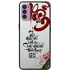 Ốp lưng dành cho Oppo Reno 4 mẫu Thư Pháp NHẪN