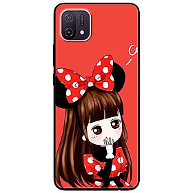 Ốp lưng dành cho Oppo A16K - Oppo A36 / A76 - Oppo Reno 7z 5G mẫu Cô Gái Đầm Chấm Bi