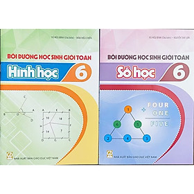 ￼Sách - (Combo 2 cuốn ) Bồi dưỡng học sinh giỏi toán 6 ( hình học + số học )