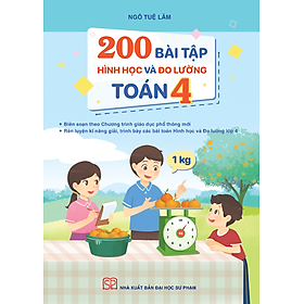 200 Bài tập hình học và đo lường Toán 4