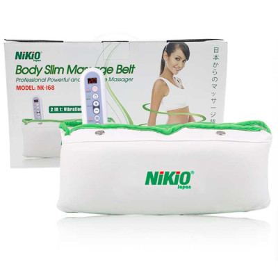 Đai (Máy) Massage Bụng Nikio NK-168 - Công Nghệ Rung Tần Số Cao Và Nhiệt Nóng - Làm Săn Chắc Cơ Bụng Nhanh, Làm Ấm Bụng, Giảm Đau Bụng Kinh