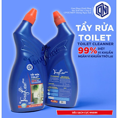 Nước tẩy toilet Tonycare 600ml – Tẩy sạch vết ố vàng, diệt khuẩn, khử mùi hôi – Chính hãng Tonycare