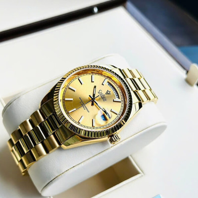 Đồng Hồ Nam Cadisen C8215M2 Chính Hãng Full Box Chống Nước Kính Chống Xước Dây Thép BH 2 Năm Máy Cơ