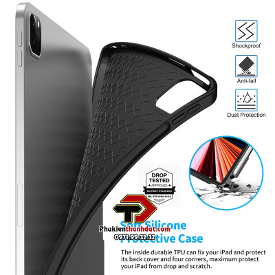 Bao da bàn phím kèm TrackPad cho iPad Pro 11 2020 chính hãng WIWU Mag Touch IPad Keyboard, có thể tháo rời, có đèn LED - Hàng chính hãng