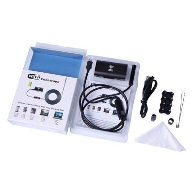 Camera Nội Soi chống nước cho điện thoại LED HD Wifi Endoscope Dài 1M - Hàng Nhập Khẩu