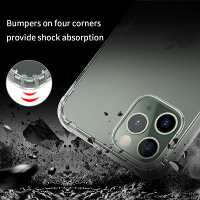 Ốp lưng dẻo silicon cho iPhone 12 Pro Max 6.7 inch hiệu Nillkin Nature TPU mỏng 0.6mm, chống trầy xước - Hàng chính hãng