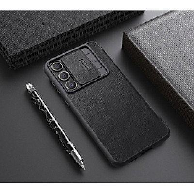 Bao da dành cho SamSung Galaxy S24 FE chính hãng Nillkin QIN - Hàng nhập khẩu