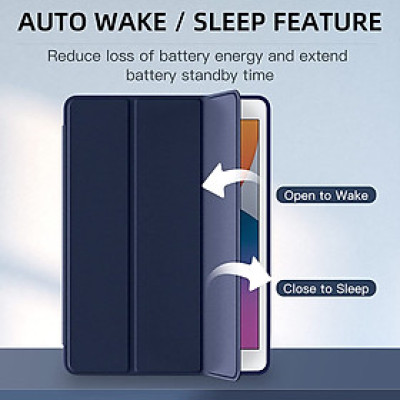 Bao Da Smart Cho iPad 9.7inch Air, Air2, Pro9.7, Gen 5, Gen 6 TPU Silicon Mềm Có Khay Đựng Bút Pencil  - Hàng chính hãng