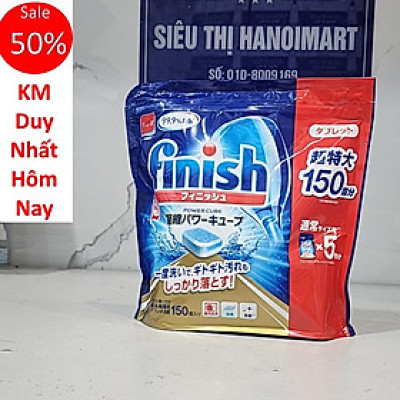 Viên rửa bát finish 150 viên (NK Nhật Bản )