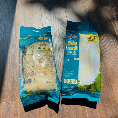COMBO 10 Bún tươi khô Shammi400g(bún tươi sấy khô hàng xuất khẩu không chất bảo quản, không hàn the)