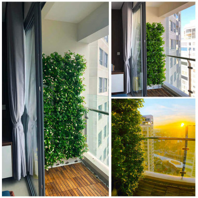 Khung Vườn Đứng Cây Ban Công (Bộ 8 tầng Module Vertical + 1 Tray nước nhập khẩu Bồ Đào Nha (không kèm tưới) dùng trồng cây xanh treo tường dạng đứng