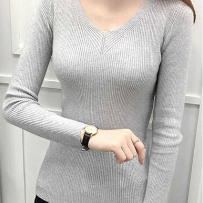 Áo len nữ trơn dáng ôm freesize al62