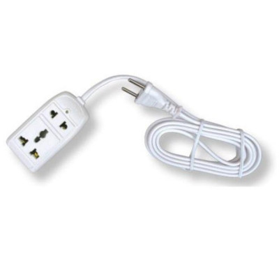 Ổ Cắm 2 Lỗ 2 Chạc Và 3 Chạc, Ổ Cắm Điện Thông Minh Dây Nối Dài 2m, An Toàn,Tiện Dụng Trong Gia Đình. TakyHome 8608