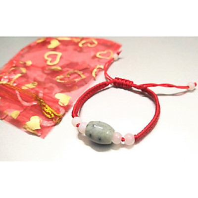 vòng tay chỉ đỏ may mắn bình an kèm túi đỏ làm quà tặng - 2 lu thống