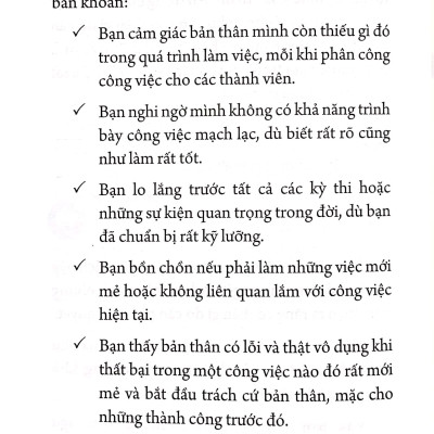 Thôi Ngờ Vực, Thành Công Là Có Thực